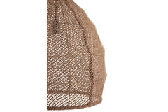 Light & Living Hanglamp Ø50x50 Cm MAKASSAR Zijde Chocolade Bruin