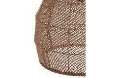 Light & Living Hanglamp Ø50x50 Cm MAKASSAR Zijde Chocolade Bruin