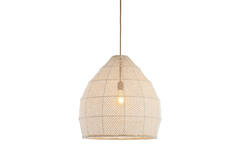 Light & Living Hanglamp Ø50x50 Cm MAKASSAR Zijde Crème