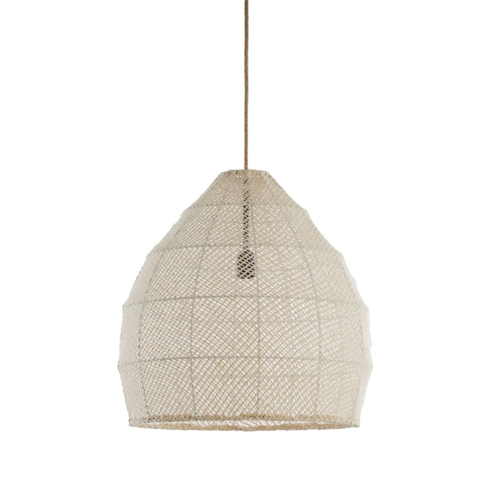 light & living Hanglamp Ø50x50 cm MAKASSAR zijde crème