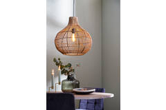 Light & Living Hanglamp Ø50x51 5 Cm PACINO Rotan Donker Bruin