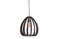 Light & Living Hanglamp Ø50x54 Cm BARSIA Hout Donker Bruin