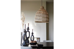 light & living Hanglamp Ø50x57 cm SAGAR zeegras naturel