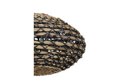 Light & Living Hanglamp Ø60x29 5 Cm TRIPOLI Rotan Naturel+zwart