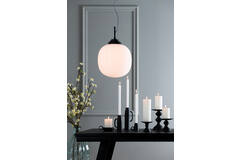 Light & Living Kaarsenhouder Ø13 5x18 5 Cm POZZO Mat Zwart