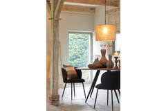 Light & Living Kaarsenhouder Ø13x27 Cm RAVENNA Medium Hout Weather Barn