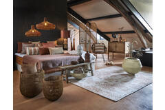 Light & Living Kamerscherm 150x180 Cm HERWIN Webbing Naturel