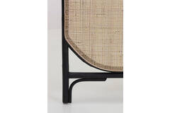 Light & Living Kamerscherm 150x180 Cm HERWIN Webbing Naturel-zwart