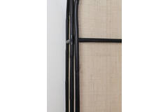 Light & Living Kamerscherm 150x180 Cm HERWIN Webbing Naturel-zwart