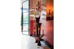 Light & Living Kandelaar 13x12x37 5 Cm NYASA Antiek Brons-zwart-crème