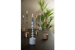 Light & Living Kandelaar Ø10x34 Cm SHEVA Mat Licht Grijs