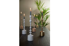 Light & Living Kandelaar Ø10x42 Cm SHEVA Mat Licht Grijs