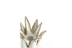 light & living Kandelaar Ø11 5x11 5 cm CACTUS keramiek crème