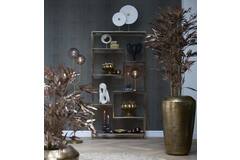 Light & Living Kandelaar Ø11x16 Cm VELOUS Antiek Brons+mat Zwart