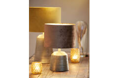 Light & Living Kap Cilinder 20-20-15 Cm GEMSTONE Bruin