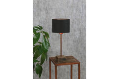 Light & Living Kap Cilinder 20-20-15 Cm LIVIGNO Antraciet