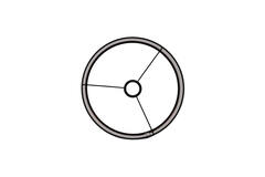 Light & Living Kap Cilinder 20-20-15 Cm LIVIGNO Zwart