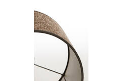 Light & Living Kap Cilinder 20-20-15 Cm SAVERNA Donker Bruin