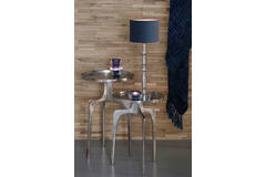 Light & Living Kap Cilinder 20-20-15 Cm VELOURS Dusty Blue