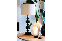 Light & Living Kap Cilinder 20-20-15 Cm VELOURS Off White