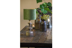 Light & Living Kap Cilinder 20-20-15 Cm VELOURS Olive Green