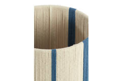 Light & Living Kap Cilinder 20-20-30 Cm MEDAN Crème+blauw