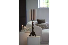 Light & Living Kap Cilinder 20-20-30 Cm MEDAN Crème+bruin+donker Bruin