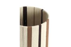Light & Living Kap Cilinder 20-20-30 Cm MEDAN Crème+bruin+donker Bruin