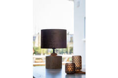 Light & Living Kap Cilinder 25-25-18 Cm GEMSTONE Bruin