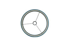 Light & Living Kap Cilinder 25-25-18 Cm GEMSTONE Petrol