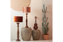 Light & Living Kap Cilinder 25-25-18 Cm GEMSTONE Terra