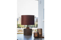 Light & Living Kap Cilinder 25-25-18 Cm GEMSTONE Terra