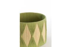 light & living Kap cilinder 25-25-18 cm HANNAH groen+mint groen