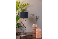 Light & Living Kap Cilinder 25-25-18 Cm LIVIGNO Antraciet