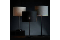 Light & Living Kap Cilinder 25-25-18 Cm LIVIGNO Zwart