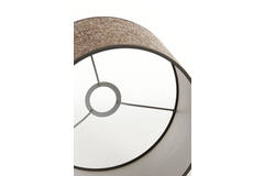 Light & Living Kap Cilinder 25-25-18 Cm SAVERNA Donker Bruin