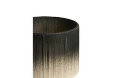 Light & Living Kap Cilinder 25-25-18 Cm TOSSA Zwart-crème