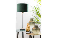 Light & Living Kap Cilinder 25-25-18 Cm VELOURS Dutch Green