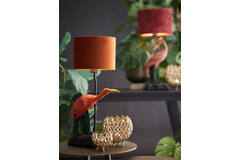 Light & Living Kap Cilinder 25-25-18 Cm VELOURS Terra