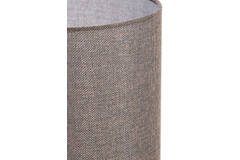 Light & Living Kap Cilinder 25-25-27 Cm BRANFO Linnen Donker Bruin