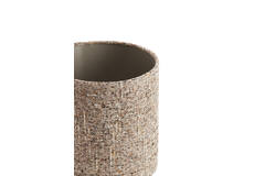 Light & Living Kap Cilinder 25-25-27 Cm OSIRE Grijs-bruin