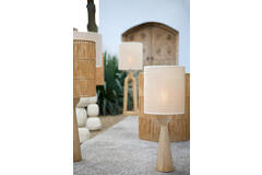 Light & Living Kap Cilinder 25-25-30 Cm BRESKA Parel Wit