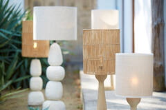 Light & Living Kap Cilinder 25-25-30 Cm LANZANO Raffia Naturel
