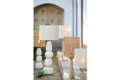 Light & Living Kap Cilinder 25-25-30 Cm LANZANO Raffia Naturel