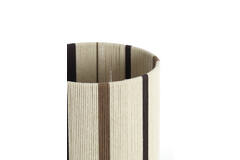 Light & Living Kap Cilinder 25-25-36 Cm MEDAN Crème+bruin+donker Bruin