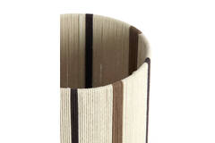 Light & Living Kap Cilinder 25-25-36 Cm MEDAN Crème+bruin+donker Bruin