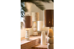 Light & Living Kap Cilinder 25-25-36 Cm MEDAN Koraal+terra+crème