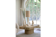 Light & Living Kap Cilinder 25-25-36 Cm MEDANA Chenille Crème