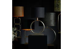 Light & Living Kap Cilinder 30-30-21 Cm LIVIGNO Zwart