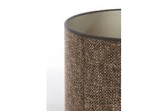 Light & Living Kap Cilinder 30-30-21 Cm SAVERNA Donker Bruin